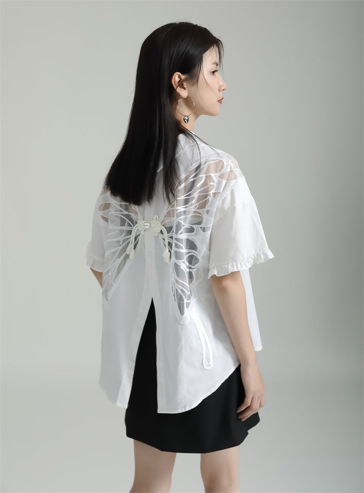 Designed Butterfly Double Sides Summer Shirts