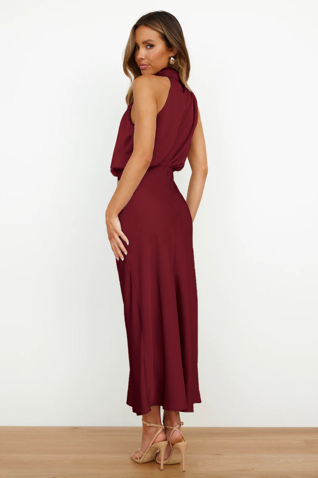 Sexy Halter Women Evening Party Dresses