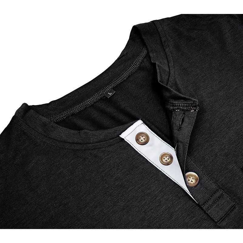 Casual Round Neck Long Sleeves T Shirts