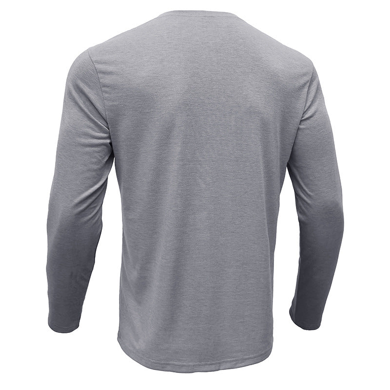 Casual Round Neck Long Sleeves T Shirts
