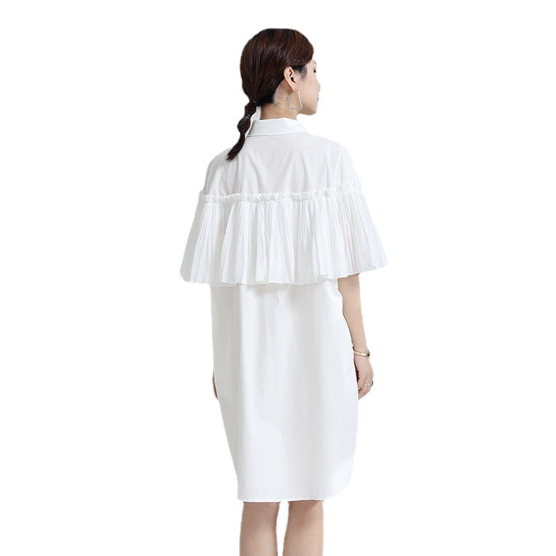 Casual Summer Irregular Designed Shirts Dresses