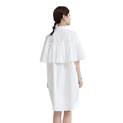 Casual Summer Irregular Designed Shirts Dresses