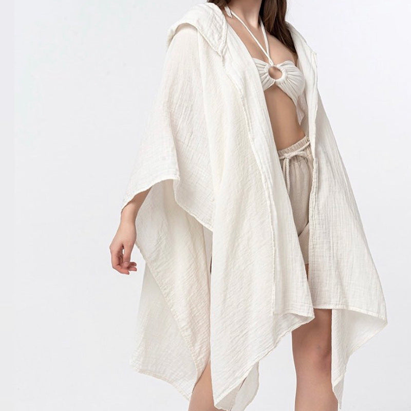 casual linen cotton long sleeves tops and pants