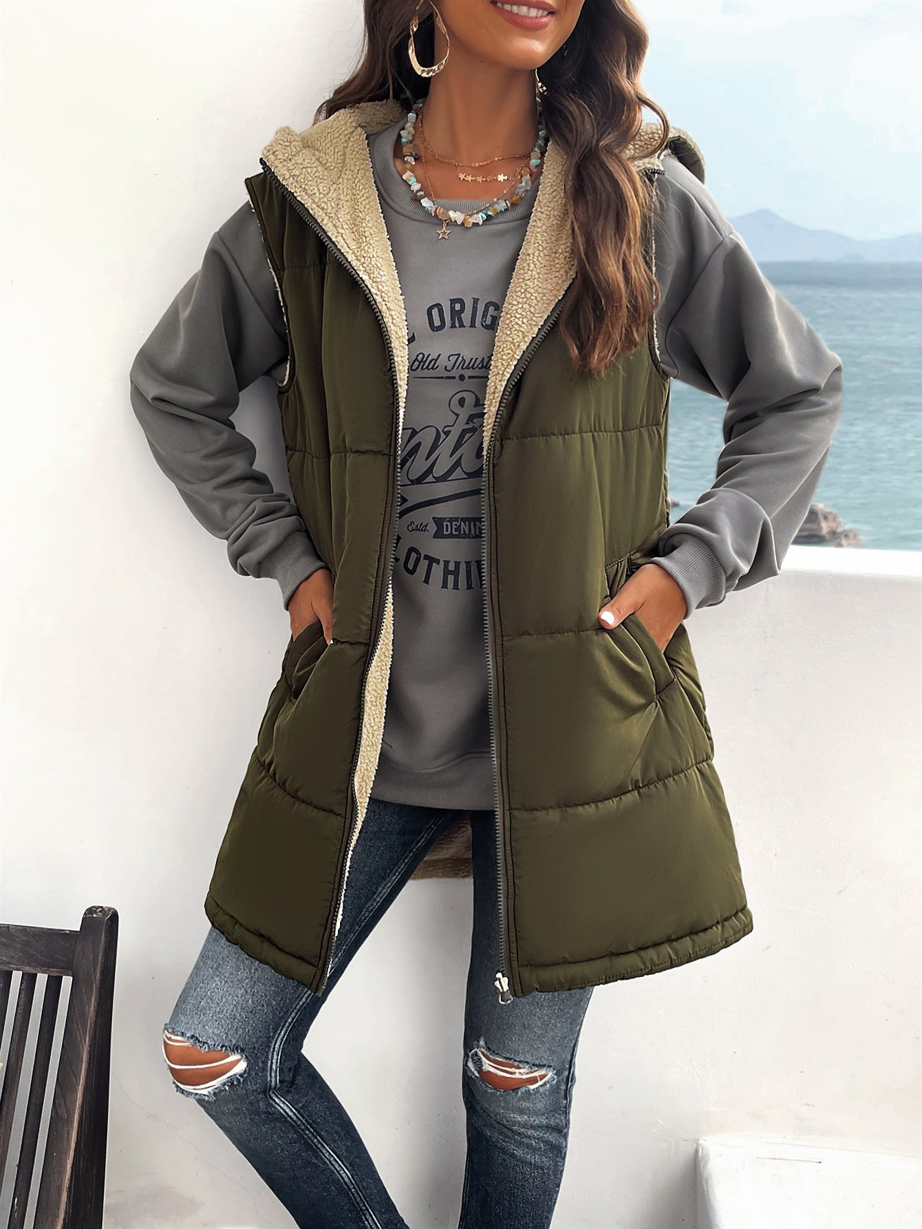 Fashion Cotton Winter Vest