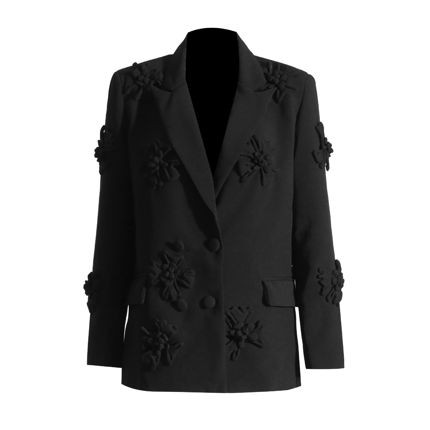 Luxury Designed 3d Floral Blazers & Trumpet Pants