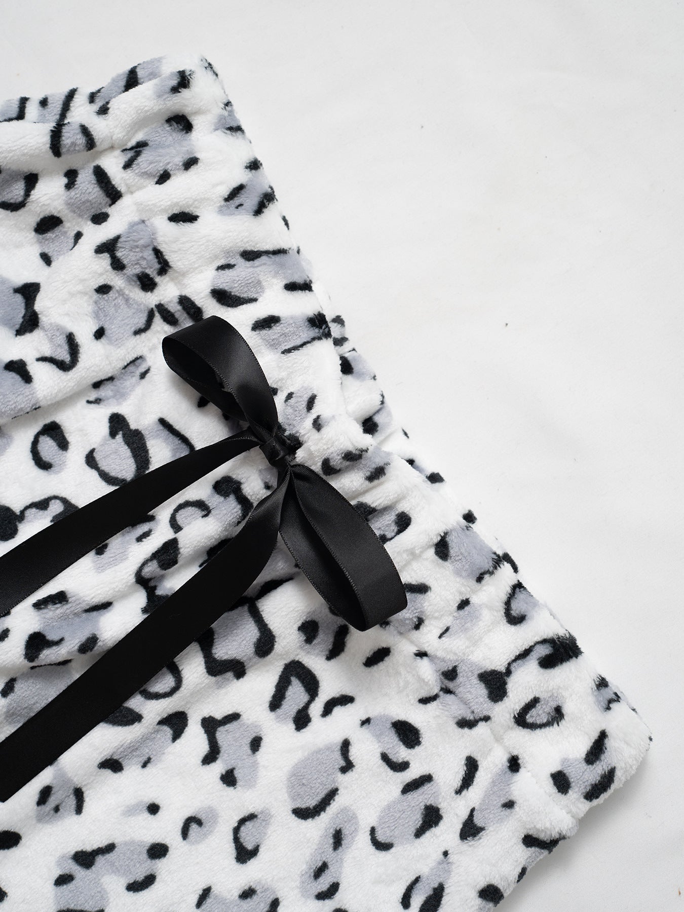 Casual Leopard Leopard Women Wide-leg Pants