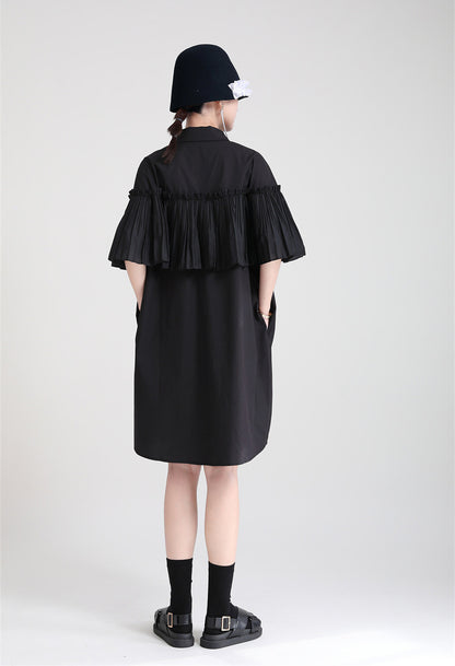 Casual Summer Irregular Designed Shirts Dresses