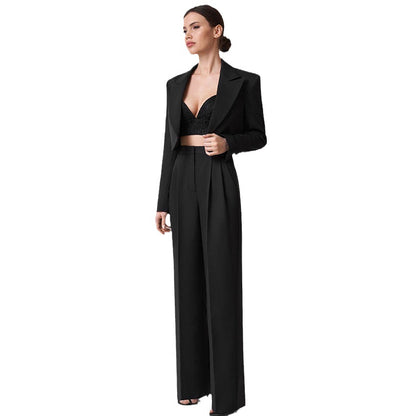 Fashion Elastic Waist Casual Pants