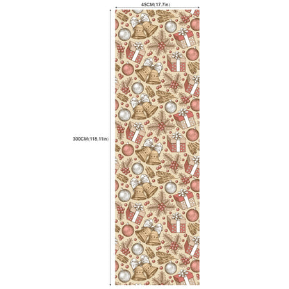 Environmental Friendly Self-adhesive Christmas Wallpaper