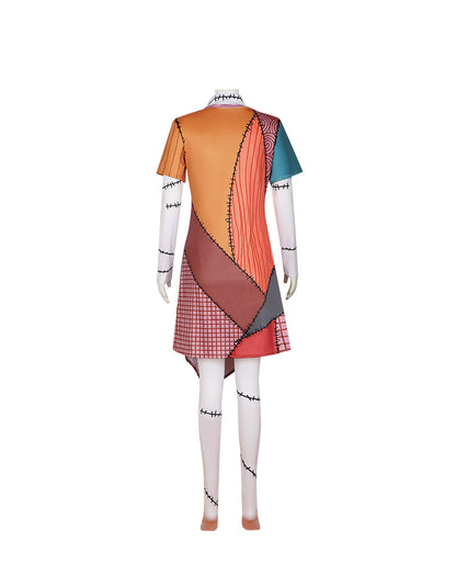The Nightmare Before Christmas Sally Skellington Cosplay Costume