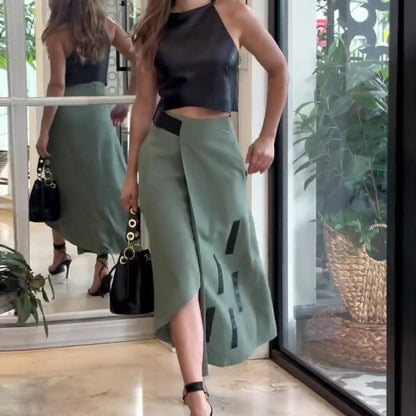 Fashion Halter Tops and Skirts for Women
