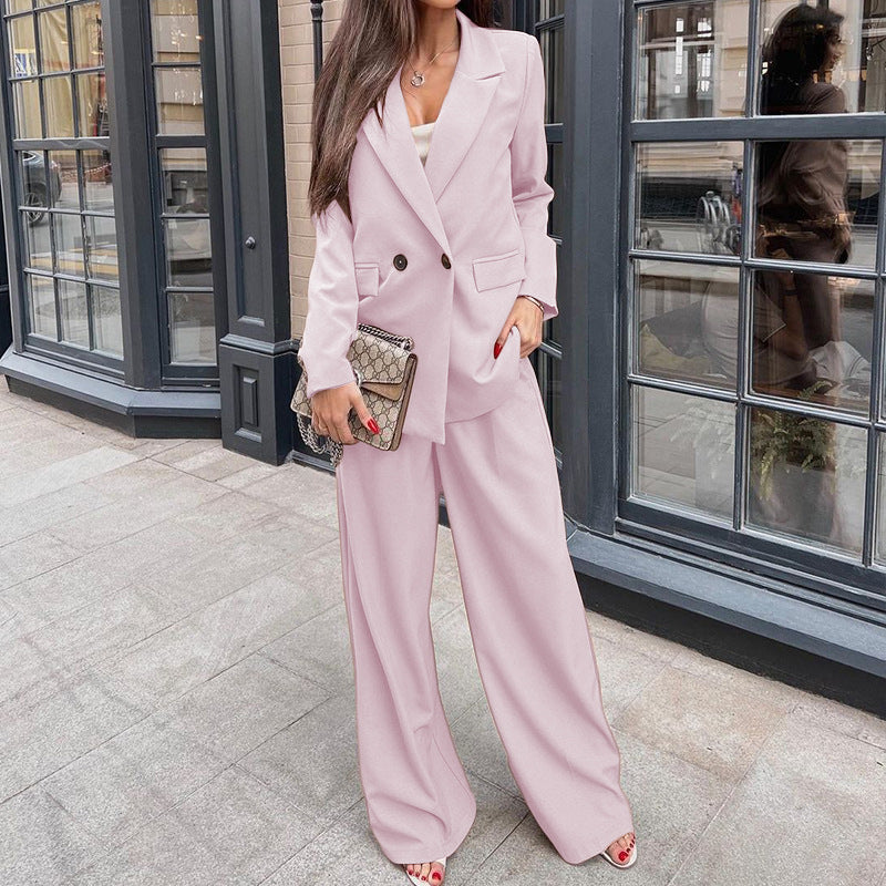 Fashion Long Sleeves Blazers and Pants for Women
