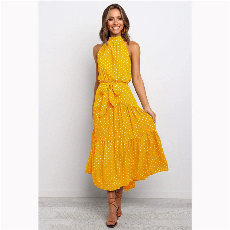 Casual Halter Summer Long Dresses