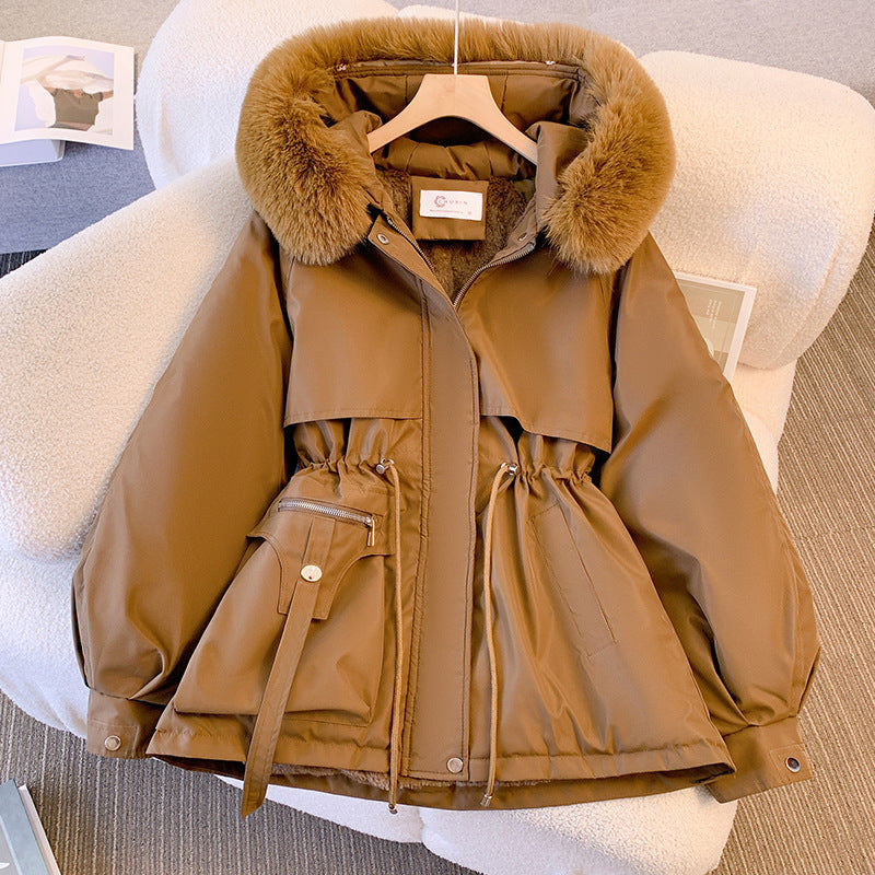 Casual Winter Short Velvet Jacket Coats for Women
