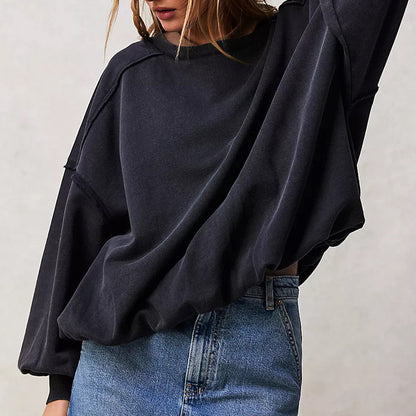 Casual Long Sleeves Pullover Hoodies for Women