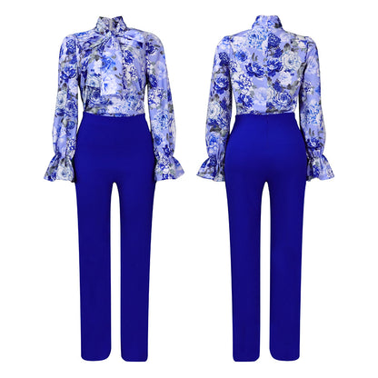 Fashion Plus Sizes Women Long Sleeves Shirts & Pants