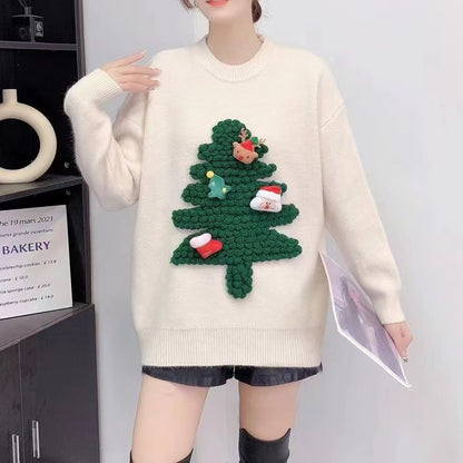 Merry Christmas Warm Pullover Knitted Sweaters