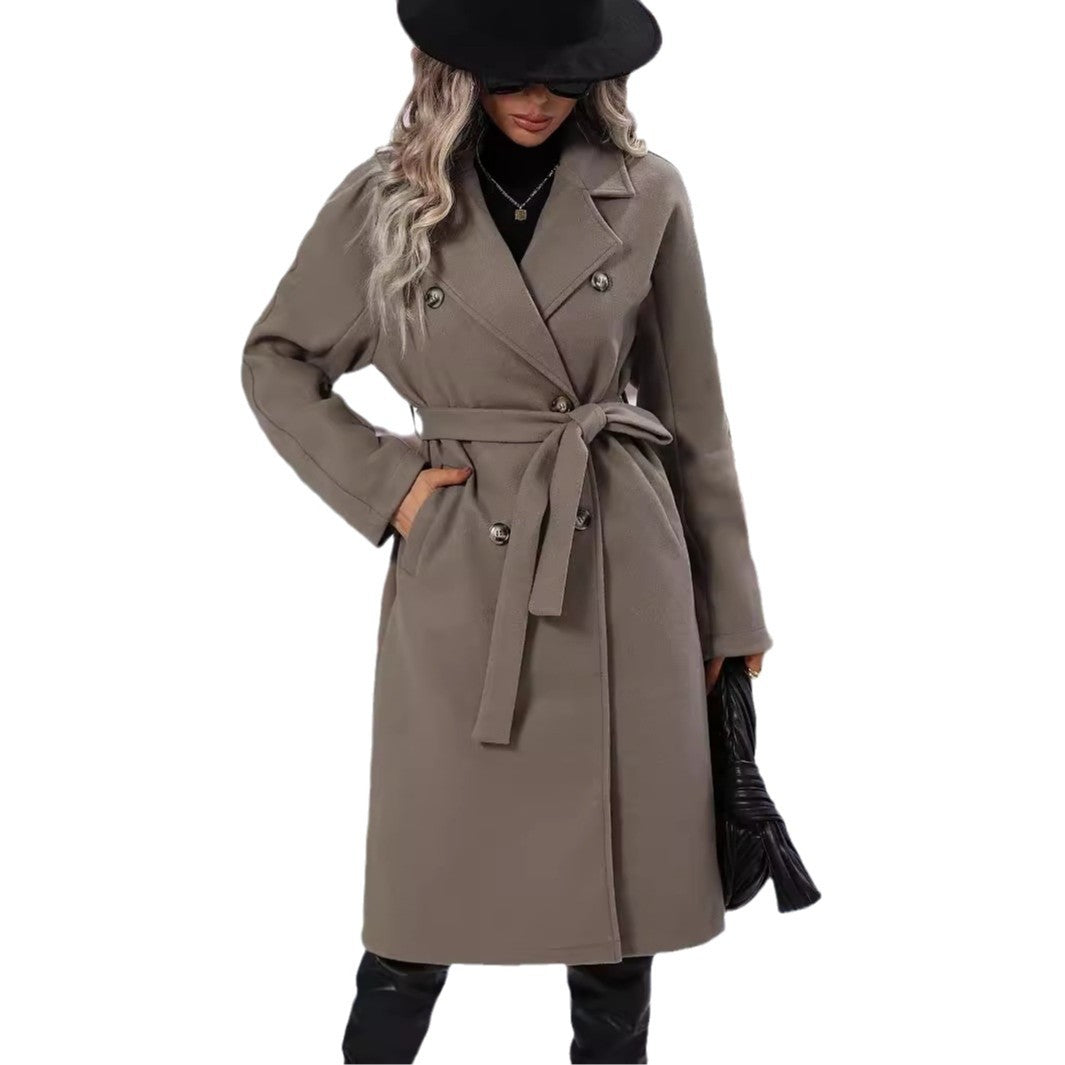 Fashion Women Midi Length Winter Coats