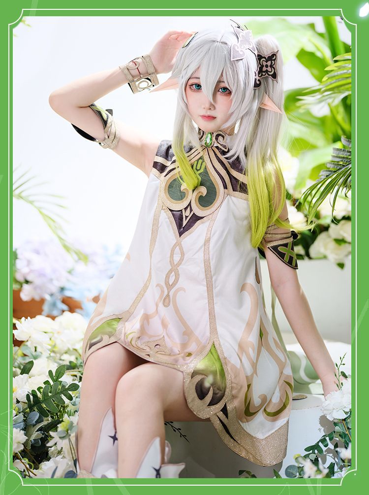 Genshin Impact Games Nahida Kusanali Cosplay Costume
