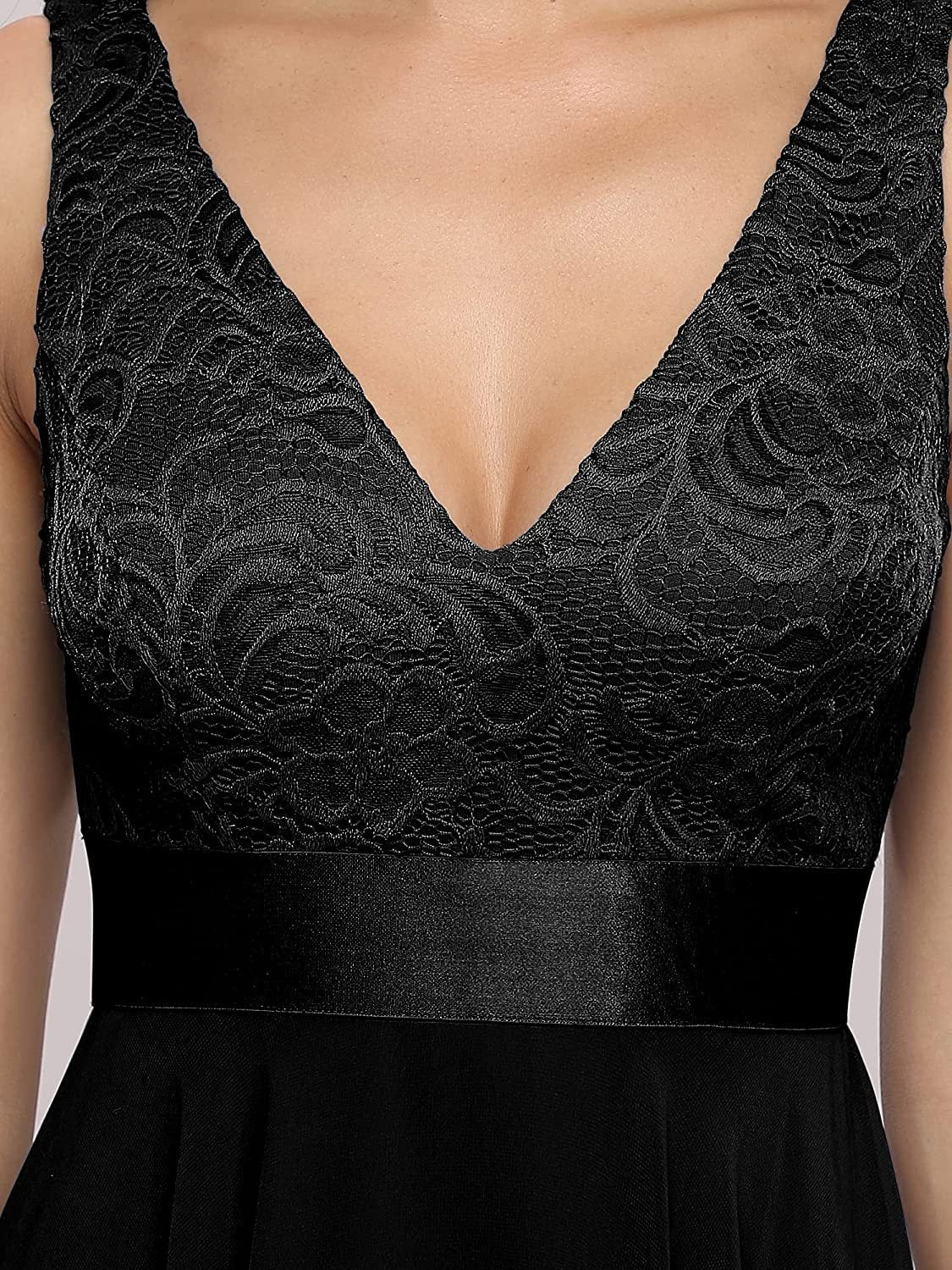 Fashion Sleeveless Chiffon Irregular Cocktail Lace Dresses