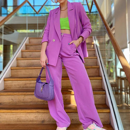 Casual Fall Two Pieces Women Suits