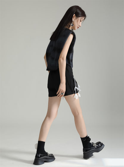 Designed Drawstring Dyed Summer T Shirts