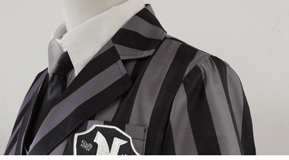 The Addams Family Wednesday Cosplay School Uniform