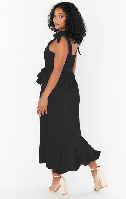 Fashion Summer Split Front Midi Dresses for Women