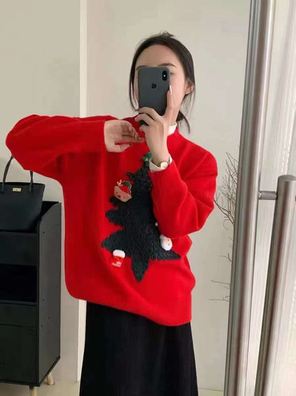 Merry Christmas Warm Pullover Knitted Sweaters