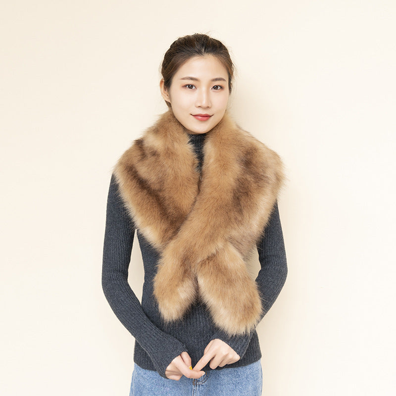 Fashion Artificial fox Fur Scarves for Women