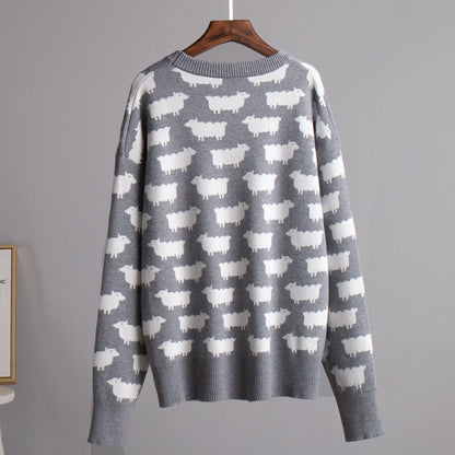 Casual Round Neck Pullover Sweaters