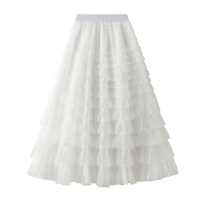 Fashion Fairy High Waist Women Long Skirts