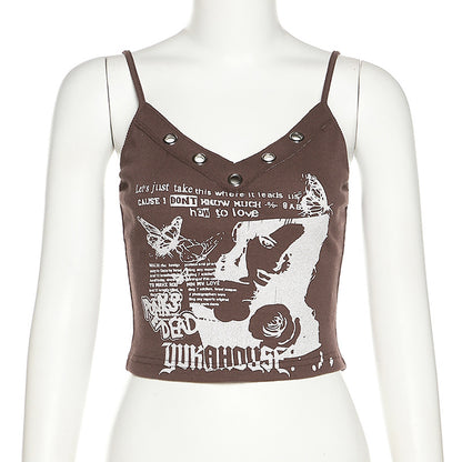 Sexy Coffee Summer Short Tank Tops
