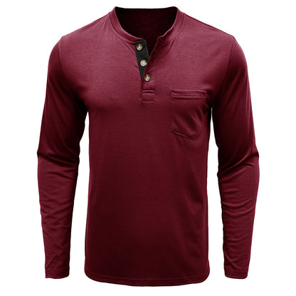 Casual Round Neck Long Sleeves T Shirts