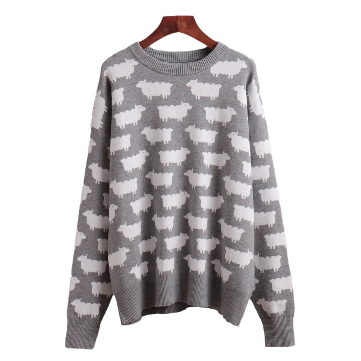 Casual Round Neck Pullover Sweaters