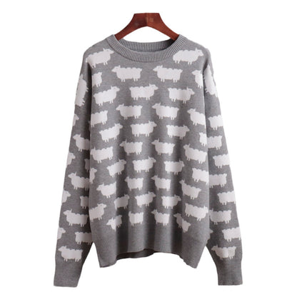 Casual Round Neck Pullover Sweaters
