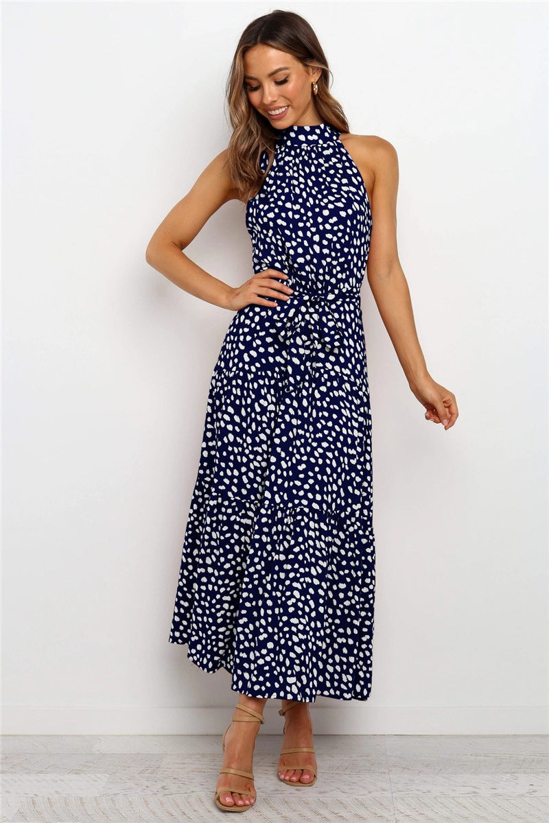 Casual Halter Summer Long Dresses