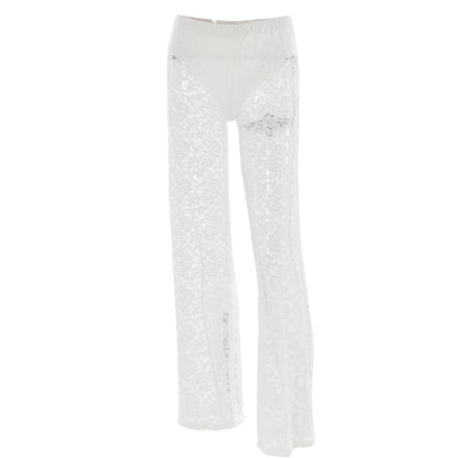 Sexy See Through Summer Wide Legs Pants