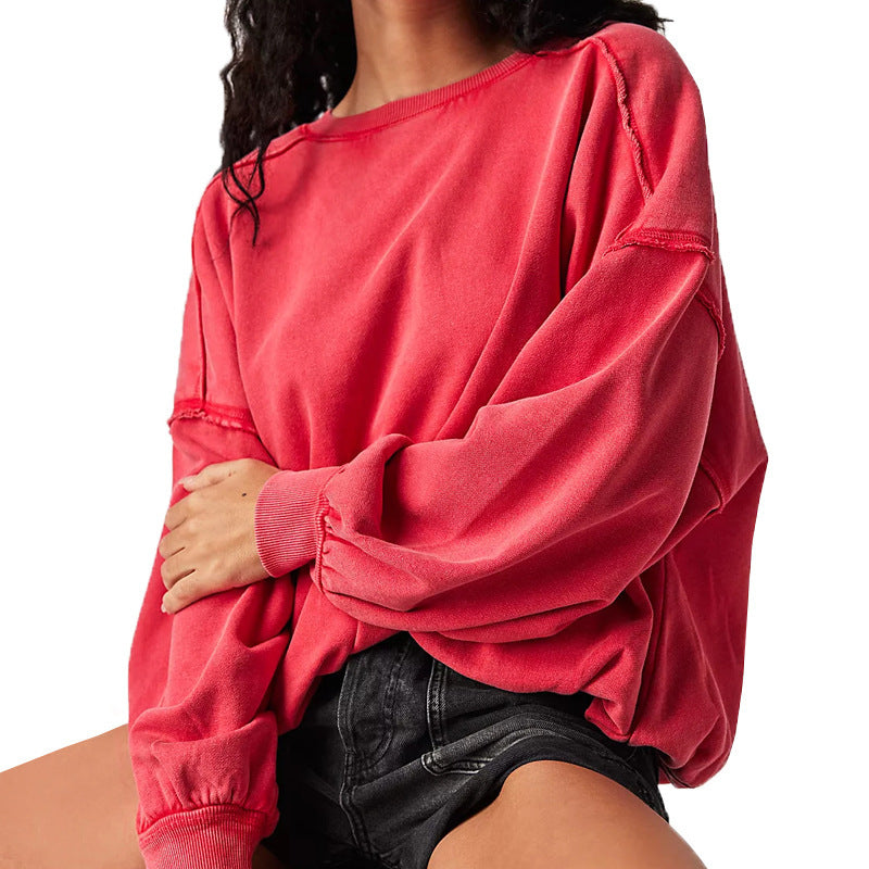 Casual Long Sleeves Pullover Hoodies for Women