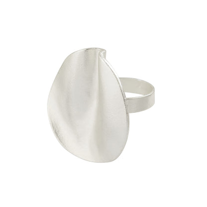 Women Alloy Irregular Flowers Rings
