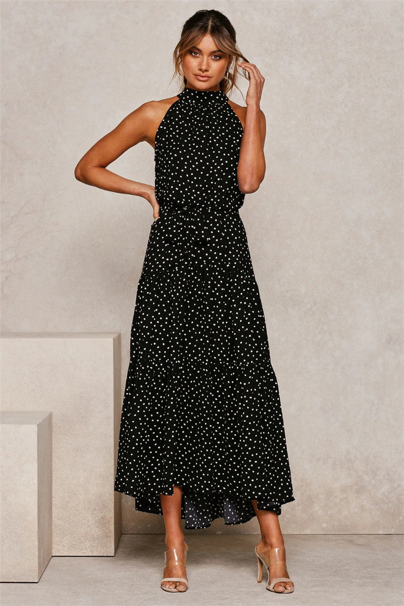 Casual Halter Summer Long Dresses