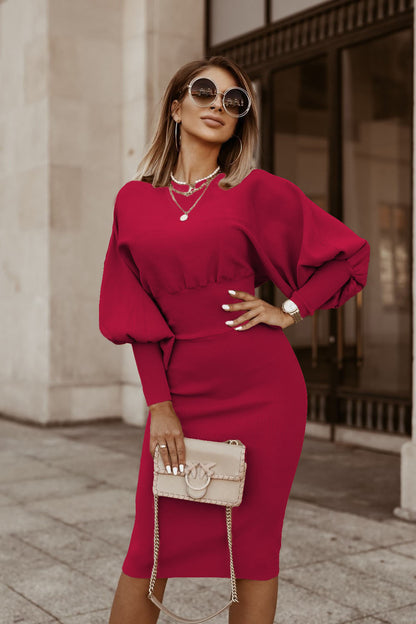 Fashion Long Sleeves Fall Dresses