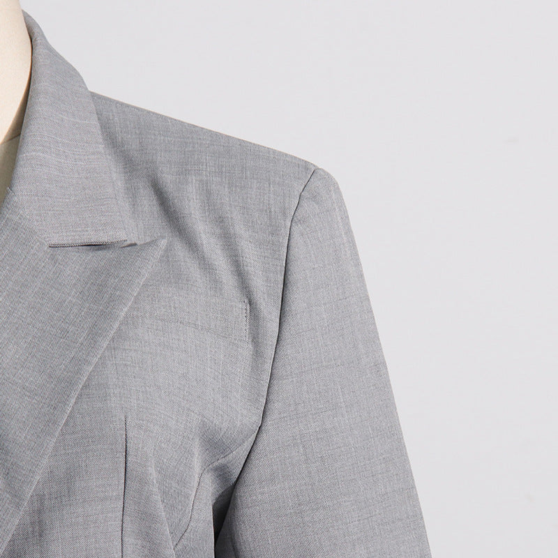 Designed Ruffled Women Blazer Tops