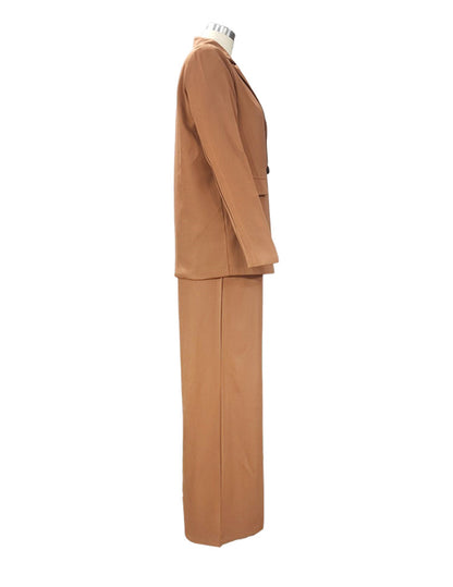 Fashion Long Sleeves Blazers and Pants for Women
