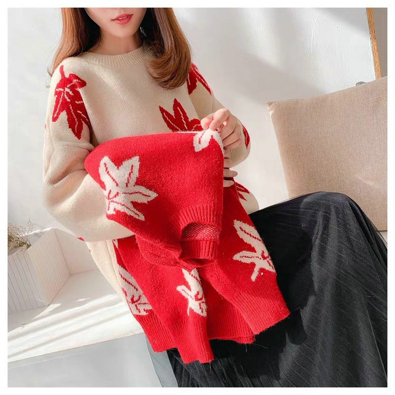 Casual Women Winter Knitted Pullover Sweaters