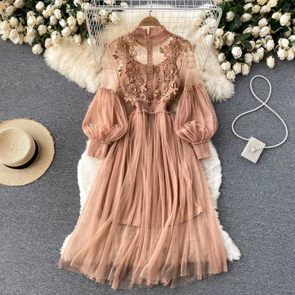 Fashion 3d Flowers Two Pieces Fairy Dresses