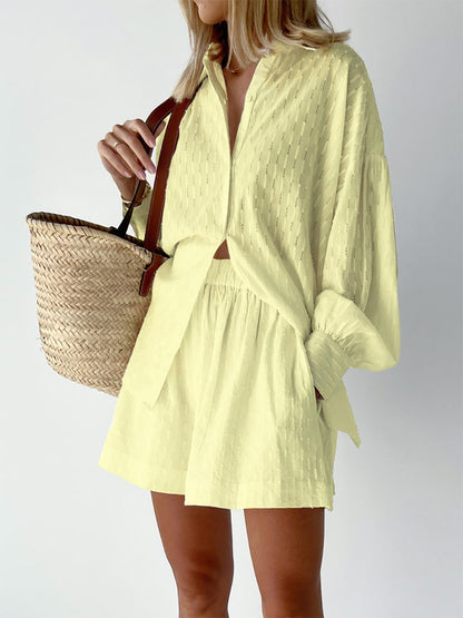 Designed Shirts & Shorts Two Pieces Suits for Women