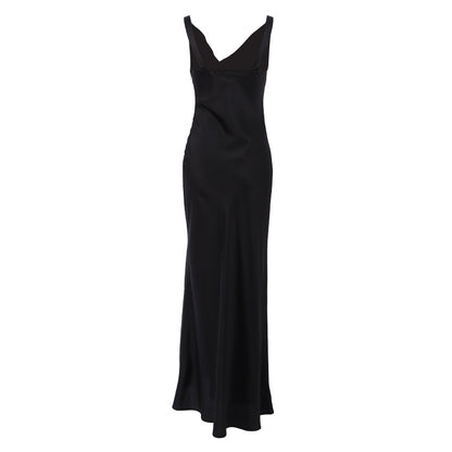 Summer Backless Long Back Party Dresses