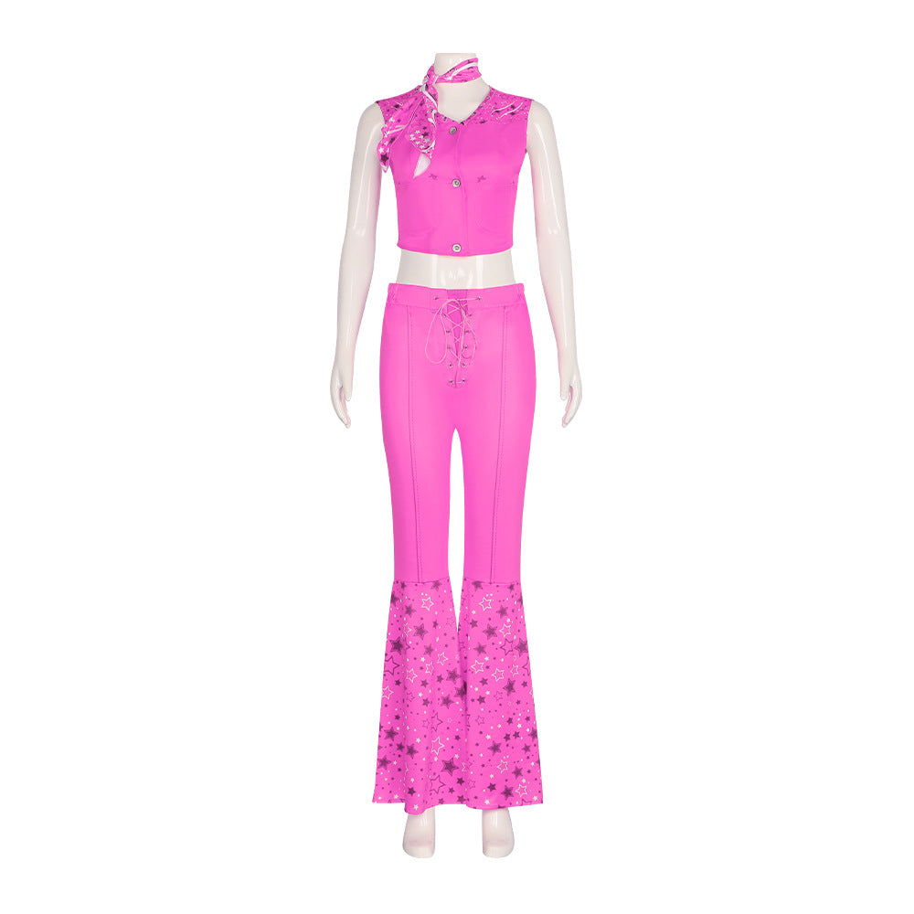 Barbie 2023 Film Barbie Two Pieces Cosplay Costume 0619