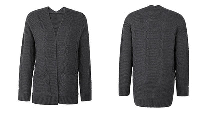 Fashion Twist Knitted Cardigan Coats